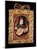 Queen Elizabeth I Playing the Lute (Miniature)-Nicholas Hilliard-Mounted Giclee Print