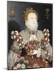 Queen Elizabeth I - the Pelican Portrait, C.1574-Nicholas Hilliard-Mounted Giclee Print