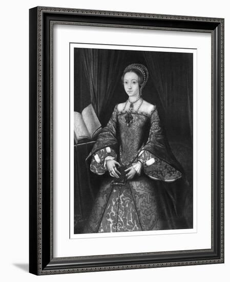 Queen Elizabeth I When Young, C1546-Valadon & Co Boussod-Framed Giclee Print