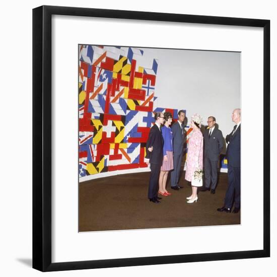 Queen Elizabeth II, Canada Tour 1967-null-Framed Photographic Print