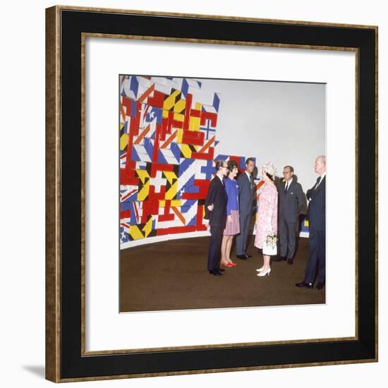 Queen Elizabeth II, Canada Tour 1967-null-Framed Photographic Print