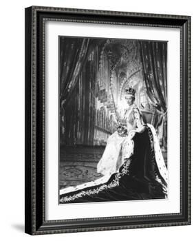 Queen Elizabeth II in Coronation Robes, England-Cecil Beaton-Framed Photographic Print