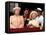 Queen Elizabeth II, Prince Charles and Princess Diana at Buckingham Palace-null-Framed Premier Image Canvas