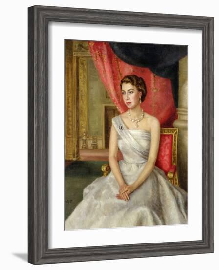 Queen Elizabeth II-Lydia de Burgh-Framed Giclee Print