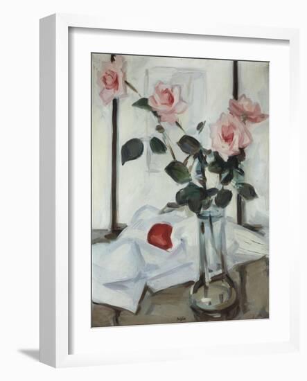 Queen Elizabeth Roses, C.1918-Samuel John Peploe-Framed Giclee Print