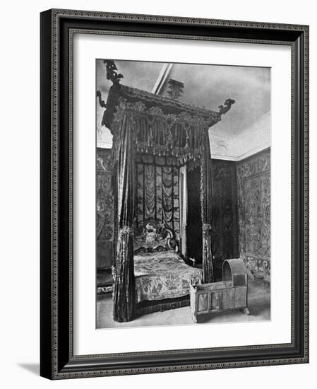 Queen Elizabeth's Bed, Haddon Hall, Derbyshire, 1924-1926-null-Framed Giclee Print