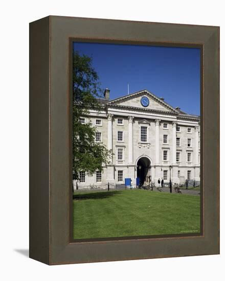 Queen Elizabeth's College of the Holy and Undivided Trinity, Trinity College, Dublin, Eire-Philip Craven-Framed Premier Image Canvas