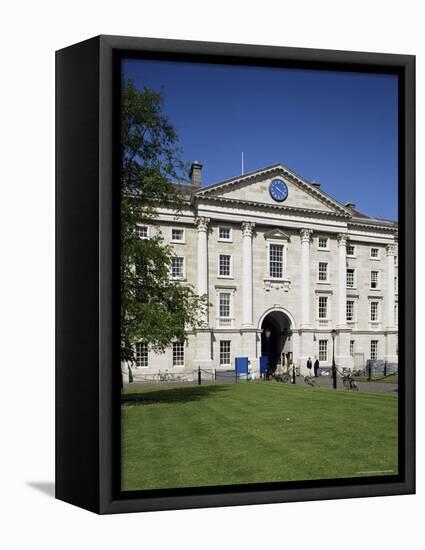 Queen Elizabeth's College of the Holy and Undivided Trinity, Trinity College, Dublin, Eire-Philip Craven-Framed Premier Image Canvas