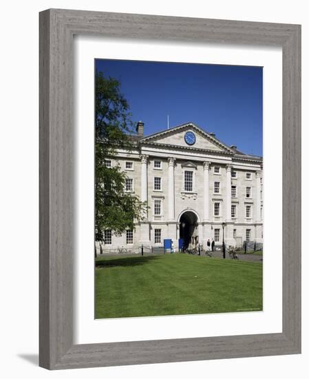 Queen Elizabeth's College of the Holy and Undivided Trinity, Trinity College, Dublin, Eire-Philip Craven-Framed Photographic Print