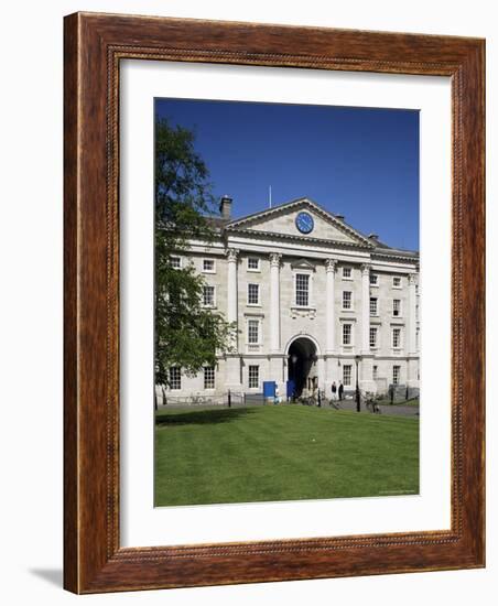 Queen Elizabeth's College of the Holy and Undivided Trinity, Trinity College, Dublin, Eire-Philip Craven-Framed Photographic Print