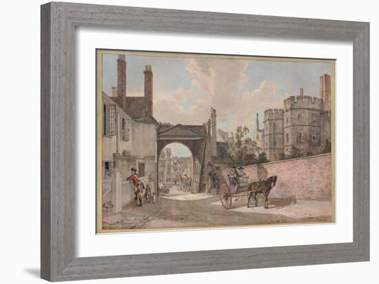 'Queen Elizabeth's Gateway, Windsor Castle', c1780-Paul Sandby-Framed Giclee Print