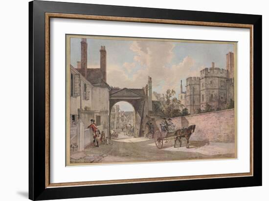 'Queen Elizabeth's Gateway, Windsor Castle', c1780-Paul Sandby-Framed Giclee Print