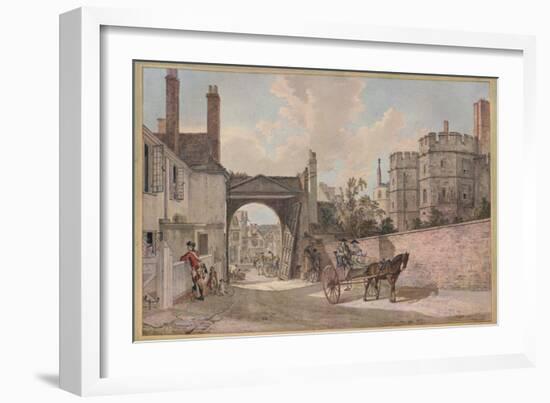 'Queen Elizabeth's Gateway, Windsor Castle', c1780-Paul Sandby-Framed Giclee Print