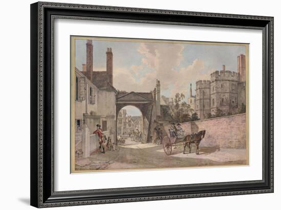 'Queen Elizabeth's Gateway, Windsor Castle', c1780-Paul Sandby-Framed Giclee Print