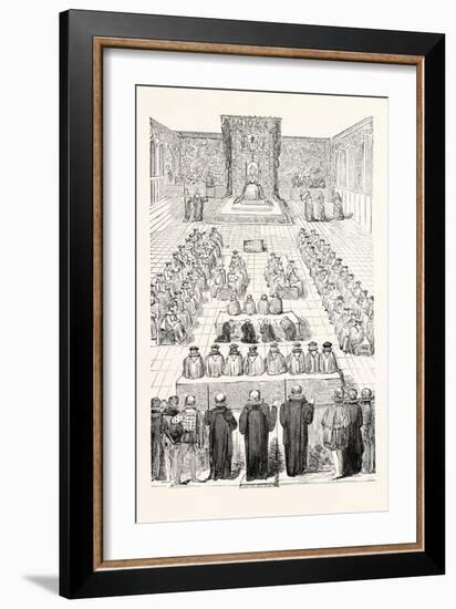 Queen Elizabeth's Parliament-null-Framed Giclee Print