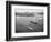 Queen Elizabeth Sailing Through New York Harbor-null-Framed Photographic Print