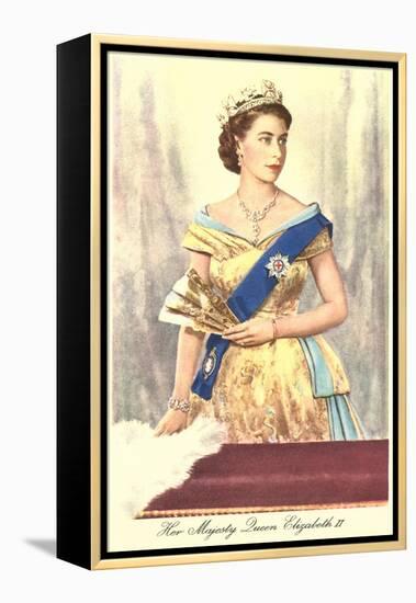 Queen Elizabeth-null-Framed Stretched Canvas