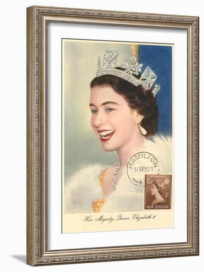 Queen Elizabeth-null-Framed Art Print