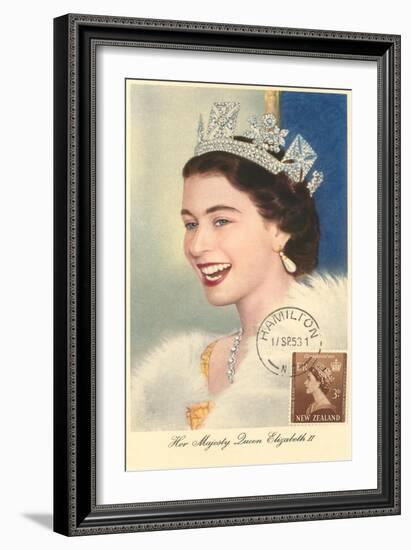 Queen Elizabeth-null-Framed Art Print