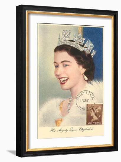 Queen Elizabeth-null-Framed Art Print