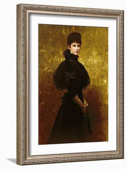 Queen Erzsebet-Gyula Benczur-Framed Giclee Print