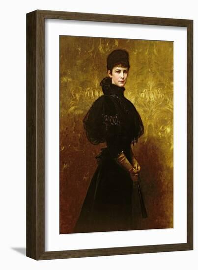 Queen Erzsebet-Gyula Benczur-Framed Giclee Print