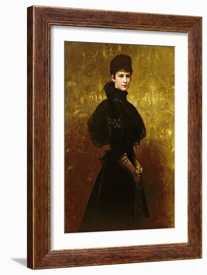 Queen Erzsebet-Gyula Benczur-Framed Giclee Print