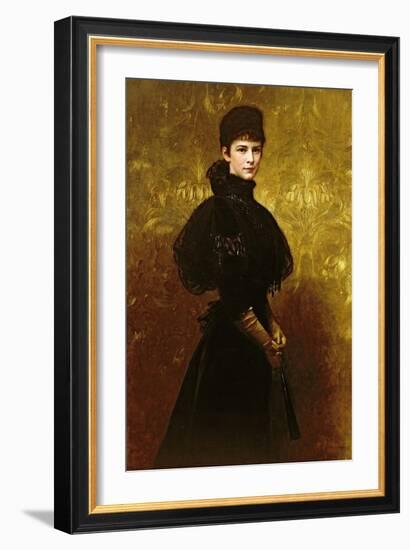 Queen Erzsebet-Gyula Benczur-Framed Giclee Print