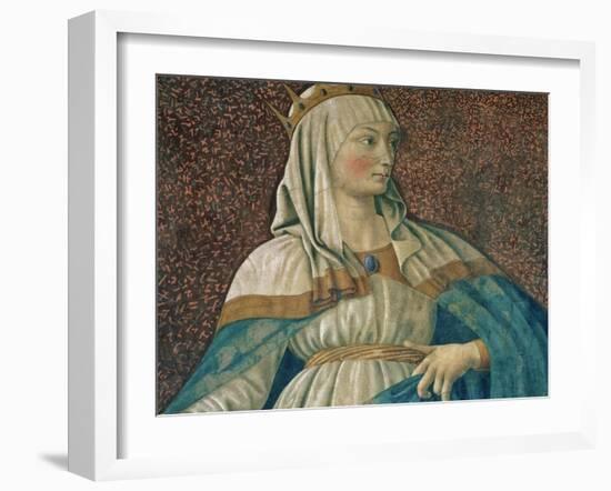 Queen Esther, from the Villa Carducci Series of Famous Men and Women, circa 1450-Andrea del Castagno-Framed Giclee Print