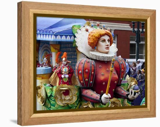 Queen Float in Mardi Gras Parade-Carol Highsmith-Framed Stretched Canvas