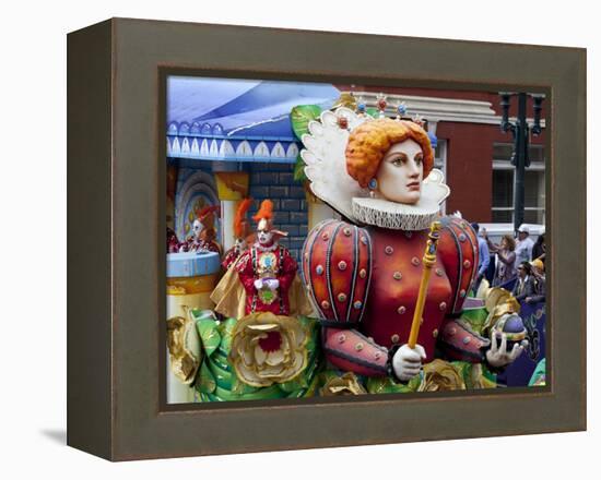 Queen Float in Mardi Gras Parade-Carol Highsmith-Framed Stretched Canvas