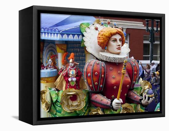 Queen Float in Mardi Gras Parade-Carol Highsmith-Framed Stretched Canvas