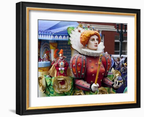 Queen Float in Mardi Gras Parade-Carol Highsmith-Framed Photo