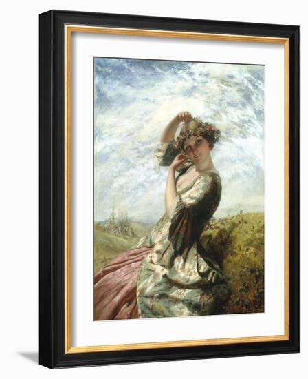 Queen for a Day-Paul Falconer Poole-Framed Giclee Print