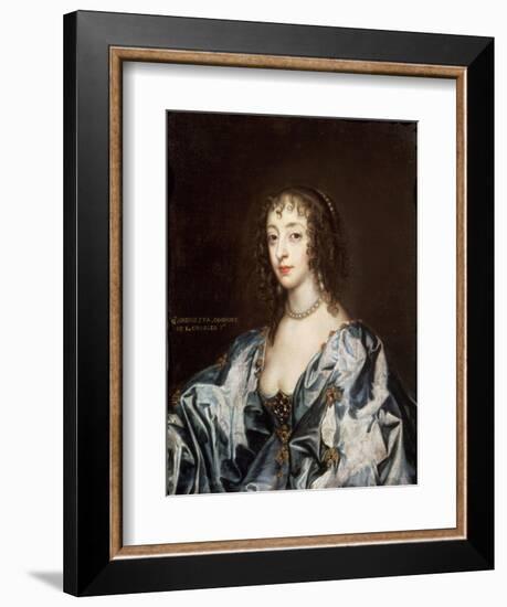 Queen Henrietta Maria (1609-69)-Sir Anthony Van Dyck-Framed Giclee Print