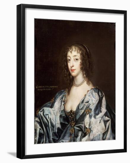 Queen Henrietta Maria (1609-69)-Sir Anthony Van Dyck-Framed Giclee Print