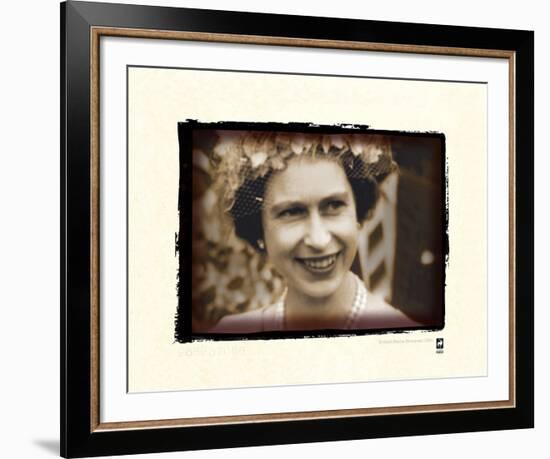 Queen In Sierra Leone, 1961-British Pathe -Framed Premium Giclee Print