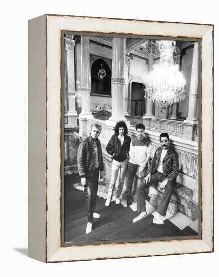 Queen in Vienna-Associated Newspapers-Framed Stretched Canvas