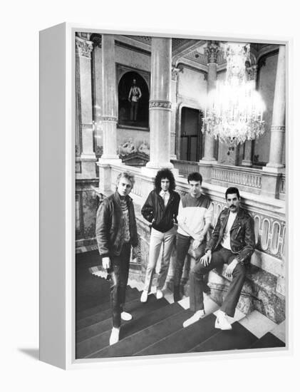 Queen in Vienna-Associated Newspapers-Framed Stretched Canvas