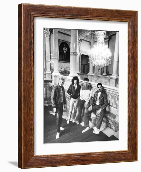 Queen in Vienna-Associated Newspapers-Framed Photo