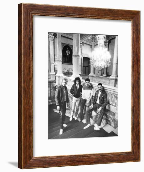 Queen in Vienna-Associated Newspapers-Framed Photo