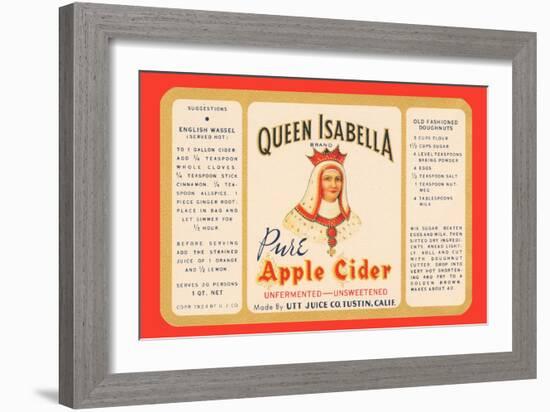 Queen Isabella Pure Apple Cider-null-Framed Premium Giclee Print