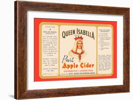 Queen Isabella Pure Apple Cider-null-Framed Premium Giclee Print