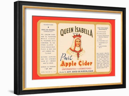 Queen Isabella Pure Apple Cider-null-Framed Premium Giclee Print