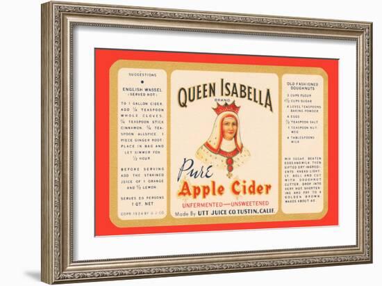 Queen Isabella Pure Apple Cider-null-Framed Art Print