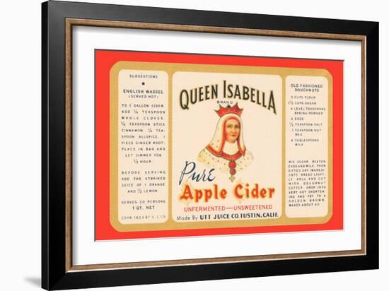 Queen Isabella Pure Apple Cider-null-Framed Art Print