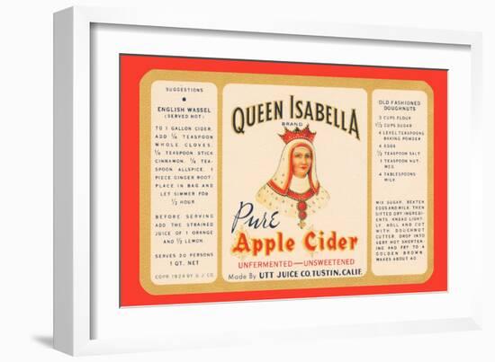 Queen Isabella Pure Apple Cider-null-Framed Art Print