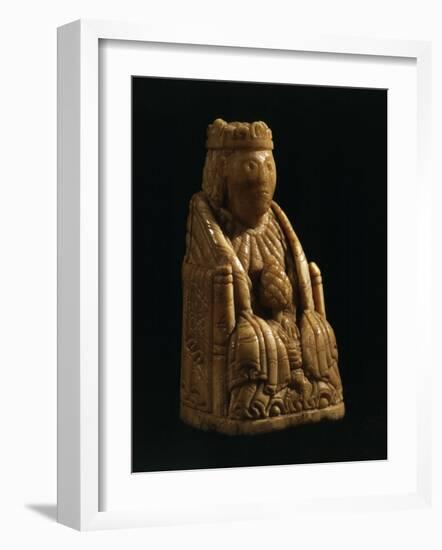 Queen, Ivory Chess Piece, 12th century Italian-null-Framed Photographic Print