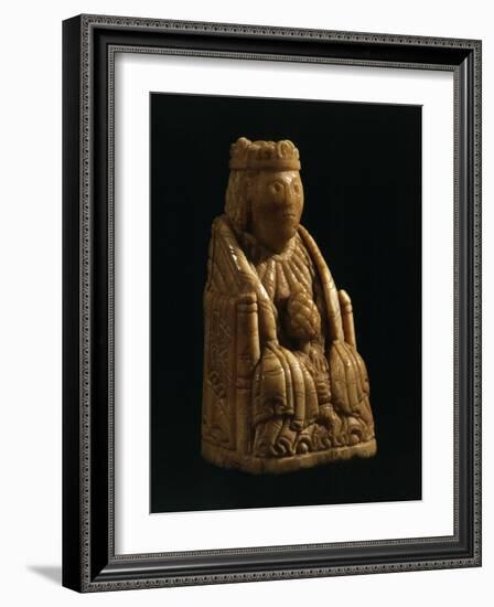 Queen, Ivory Chess Piece, 12th century Italian-null-Framed Photographic Print