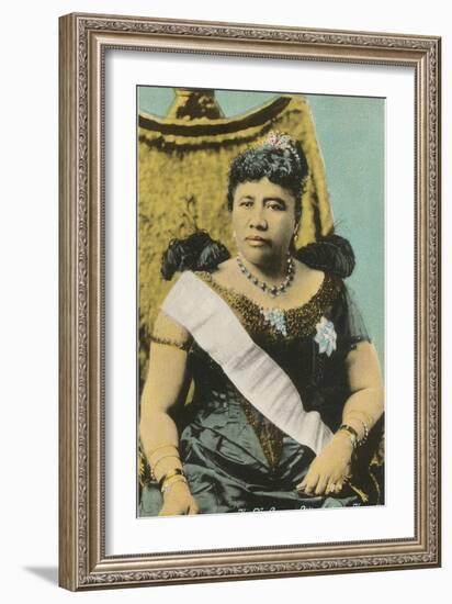 Queen Liliukalani, Hawaii-null-Framed Art Print